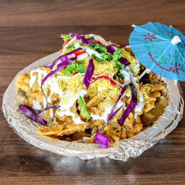 Aloo Papdi Chaat.